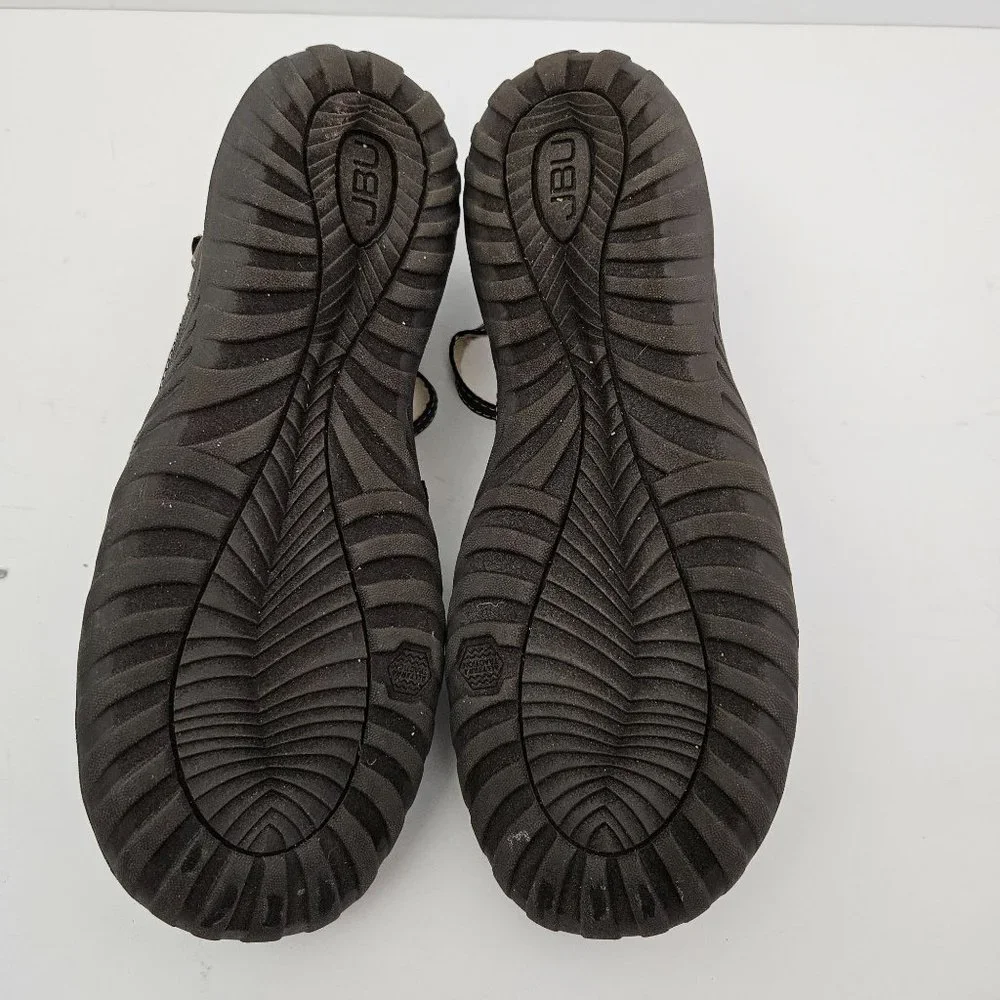 Mary Jane Women's Black & Brown Closed-Toe Sandals - Casual Everyday